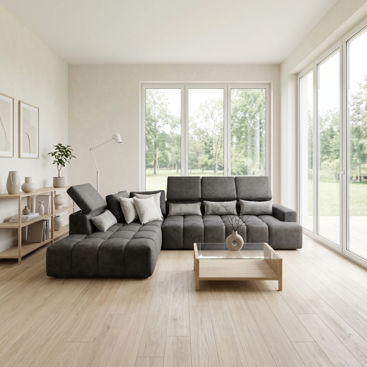 Καναπές Grand Bubble 280x220 - Bubble Design με Ρυθμιζόμενα Μαξιλάρια | Custom Sofa