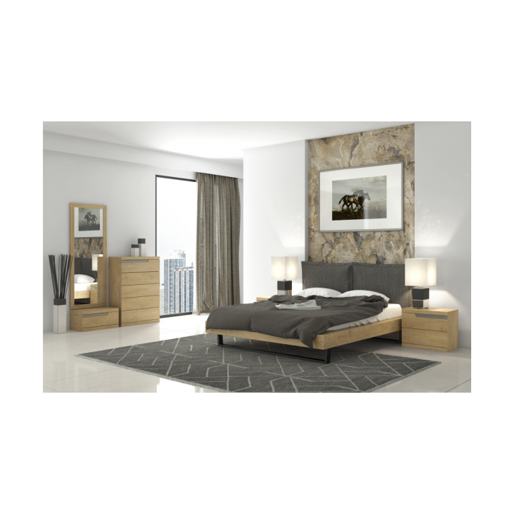 Κρεβατοκάμαρα Δρυς Ρουστίκ Ν200 | CustomSofa.gr