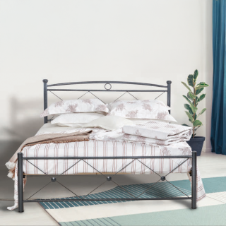 Μεταλλικό Κρεβάτι Ν12 - Χειροποίητη Ελληνική Κατασκευή