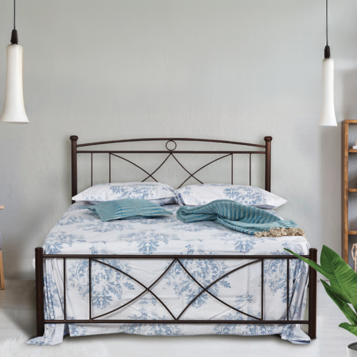 Μεταλλικό Κρεβάτι Ν16 - Χειροποίητη Ελληνική Κατασκευή